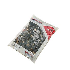 100x Reifenventil montiert TR414L Hofmann Power Weight Gummiventil Felgen Ventil