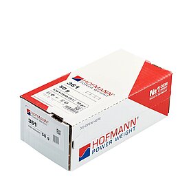 adhesive weight Hofmann Power Weight -Typ 361- 50 g, zinc, silver