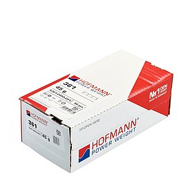 adhesive weight Hofmann Power Weight -Typ 361- 45 g, zinc, silver