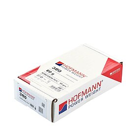 adhesive weight Hofmann Power Weight -Typ 380- 60 g, zinc, silver