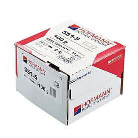 adhesive weight Hofmann Power Weight -Typ 551- 100 g, Lead, silver