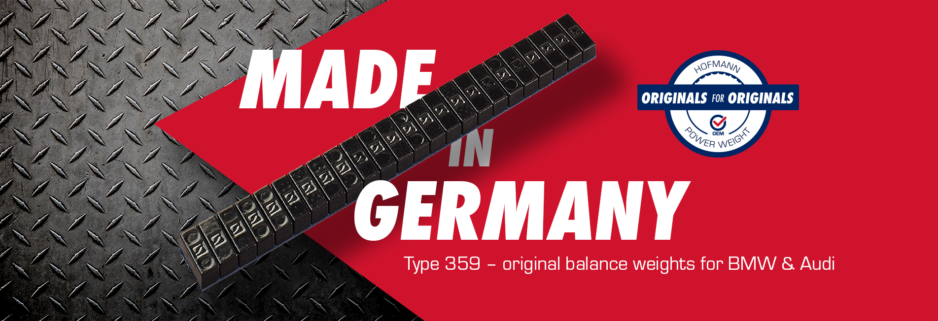 Adhesive weight Type 359