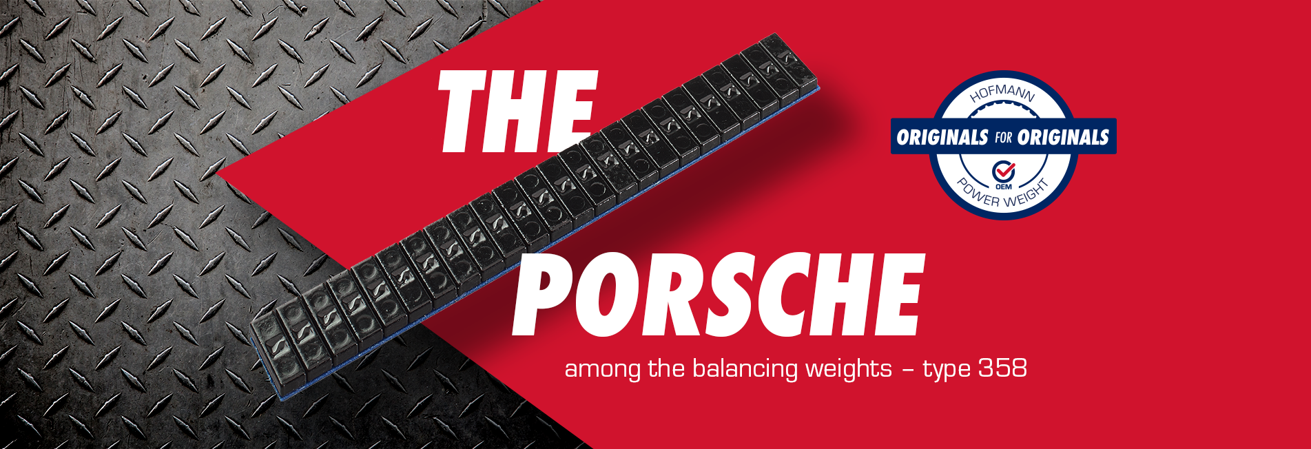 Adhesive weights Type 358