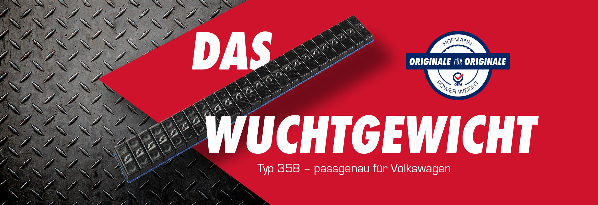 Klebegewicht Typ 358